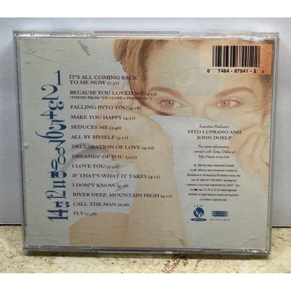 Celine Dion Falling Into You CD Pop Sony Music 14 Tracks - Picture 3 of 6